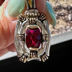 John Medeiros Vintage Sterling silver pendant.